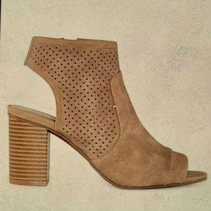 A.N.A. Tasha Zip Toe Block Heel